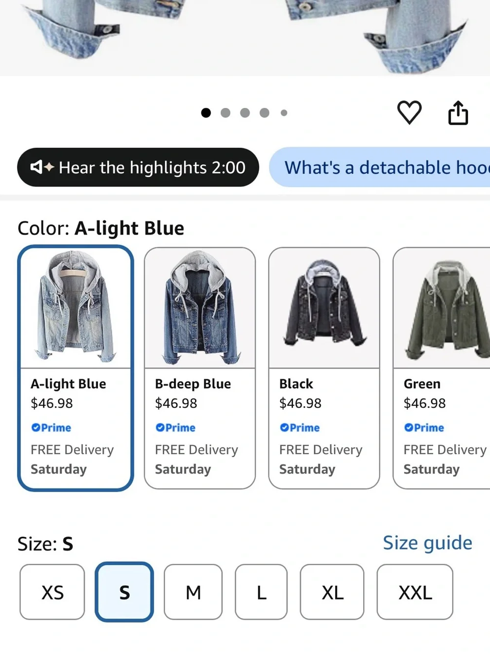 Light Blue Denim Jacket with Grey Hoodie